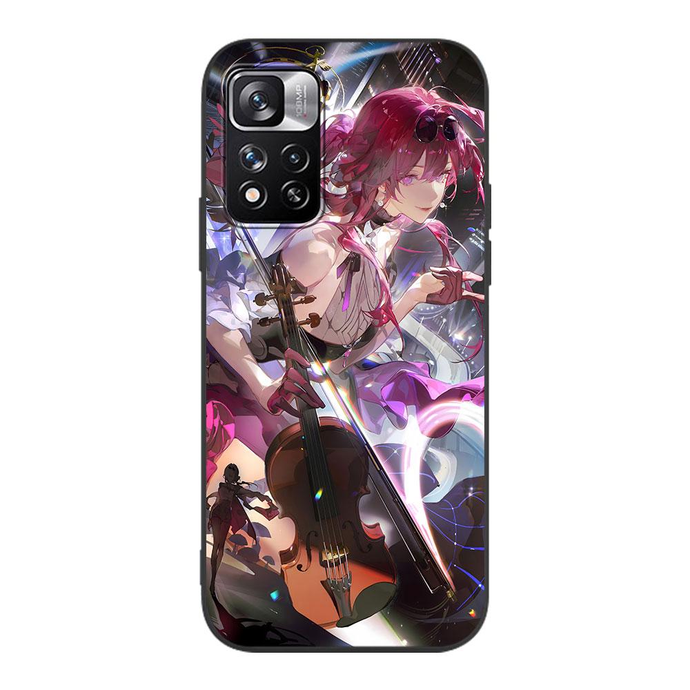 Honkai Star Rail Kafka Case for Xiaomi Redmi 10A 10C 9C 12C 9A 9i 10 12 9 Prime 9T K40 Pro Black Soft TPU Mobile Phone Bag Cover