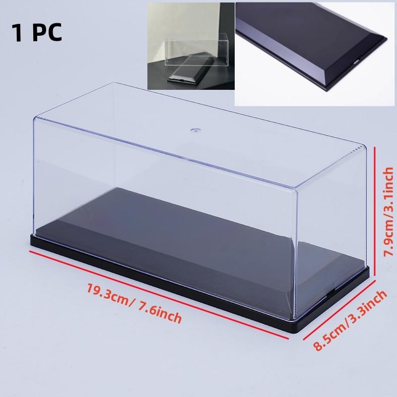Scale 1/64 1/43 1/32 1/24 1/18 Clear Acrylic Display Box Case for Car Model Dust Cover Pre Made Box Diecast Professional Storage