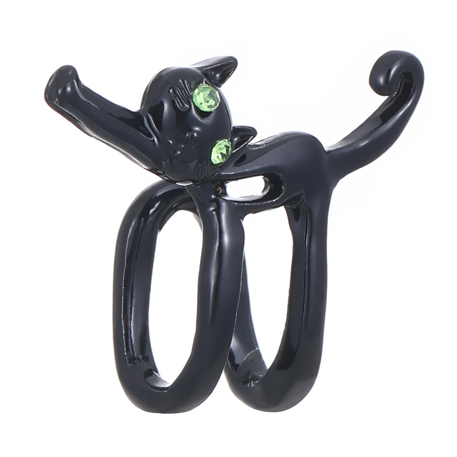 

Европейские и американские высококачественные серьги-клипсы в виде кошки-эльфа — прокол не требуется