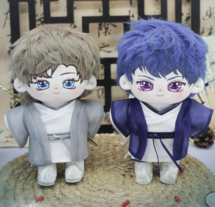 AXLUCE-Stuffed clothes-Stuffed toy-Clothes-20cm-Doll-Kimono (Gray)