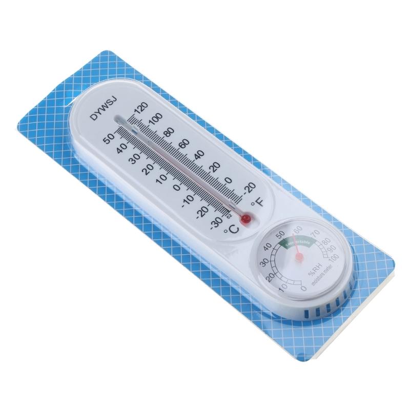 Outdoor/Indoor Thermometer Hygrometer Humidity Meter Thermometers Temperature Humidity Gauge Meter for W/ Celsius/Fahren