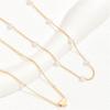 Vintage Perlen-Choker-Halsketten für Damen Mode Zweilagige Kette Kleiner Liebesherz-Anhänger Halskette Schmuck Geschenk Großhandel