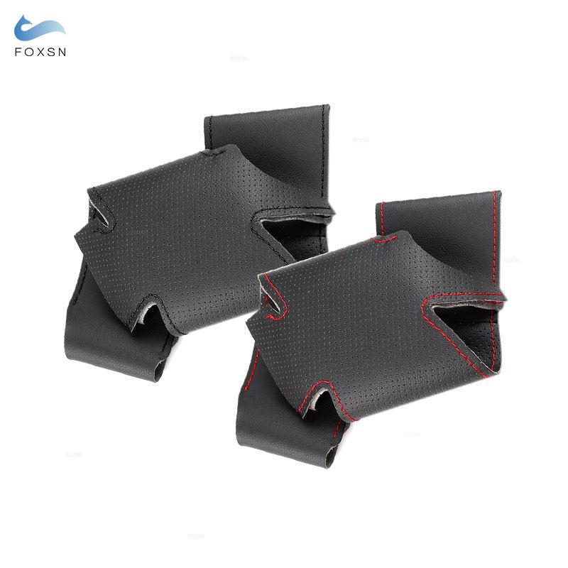 Impletitură de mână din piele perforată Decorație de acoperire a volanului cu stil de mașină pentru Toyota Izoa 2018 C-HR CHR 2016 2017
