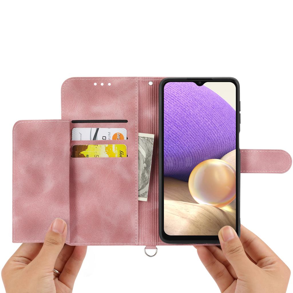 For Motorola Edge 60 Pro 5G Case Flower Pattern PU Leather Wallet Phone Cover with Strap