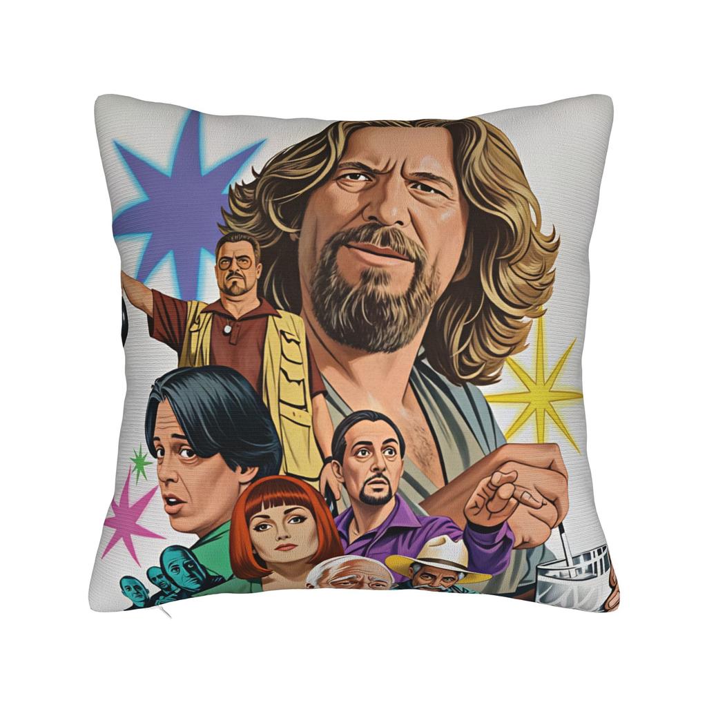 The Dude Big Lebowski (18) Pillowcases Novelty Pillow Case For Wedding Party Home Decor Graphic Pillow Cover
