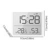 Magnetic LCD Digital Clock Wall Mounted Refrigerator wall Alarm Clock Ultra Thin Desk Clock for Bedside Living Room