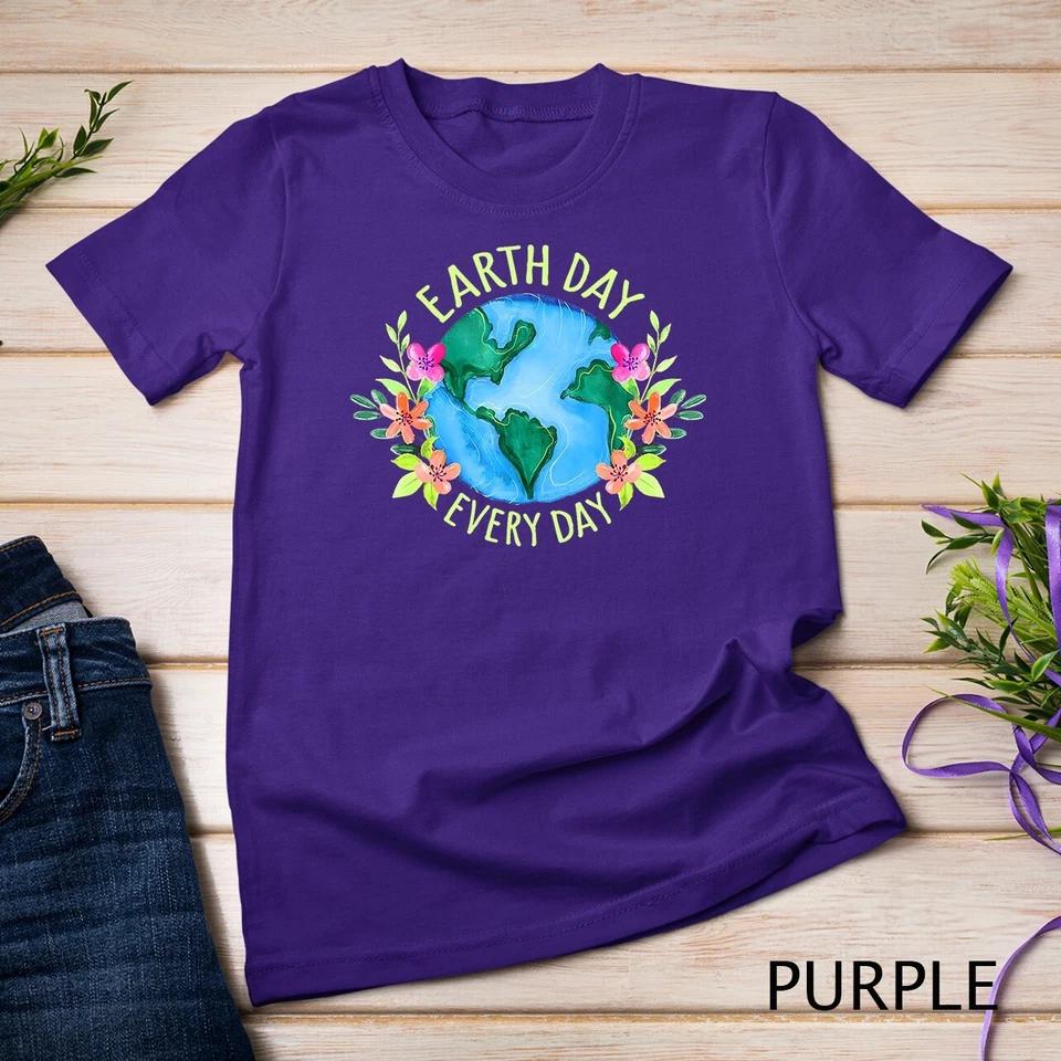 Retro Environmental Shirt Women Earth Day T-Shirt Unisex T-shirt 7 L