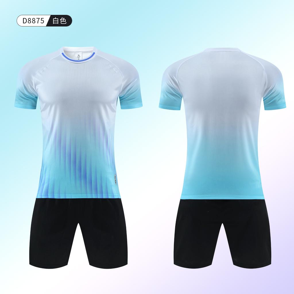 New Soccer Uniform Set Student Competition Training Uniform Customization Quick Dry Sports Kids Adult Short Sleeve Soccer Jersey