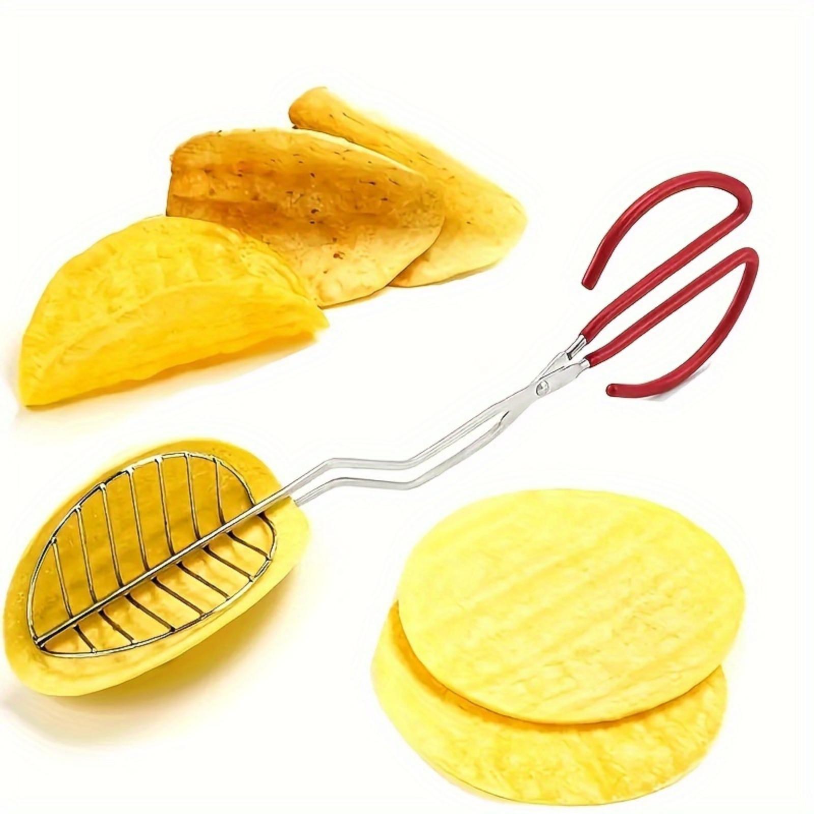 

Stainless Steel Pancake Clip Pancake Skin Food Clip Frying Pan Pliers One Size