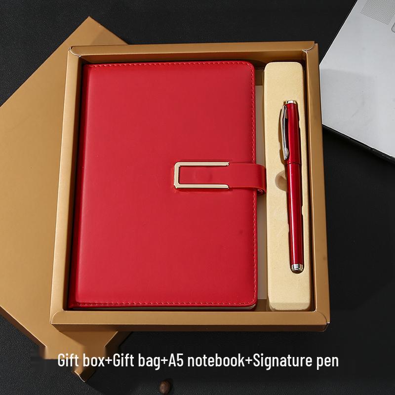 A5 Custom Notebook & Diary Gift Set with Logo Printing and Engraving