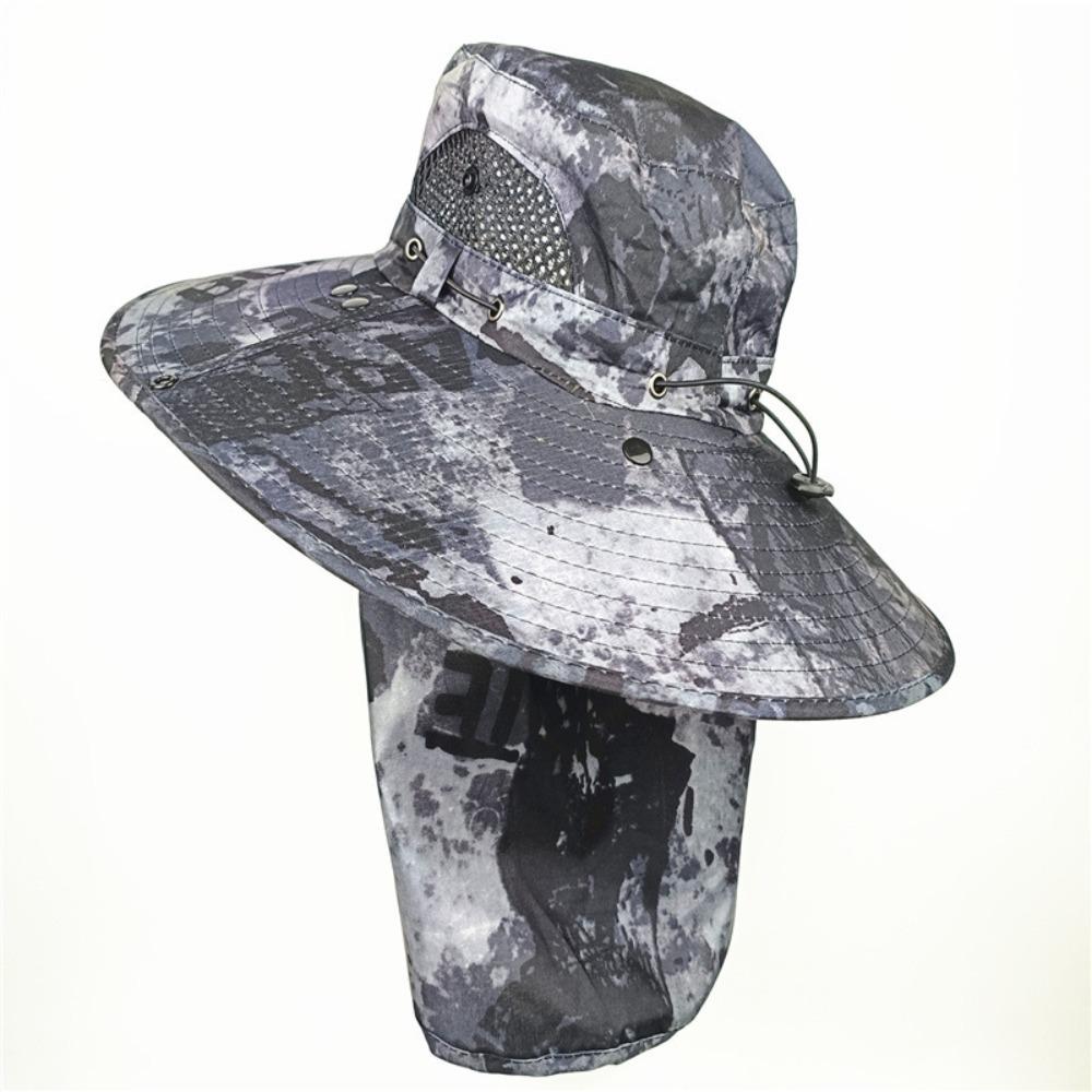 360 stupňů ochrana Zemědělská pracovní čepice Plážová čepice s širokým okrajem Módní rybářská čepice Unisex