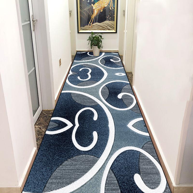 Nordischer Leichter Luxus Langer Flur Teppich Geometrie Dekor Hallenläufer Fußmatten Flurteppiche Rutschfest Zimmer Bettseite Bereichsteppiche