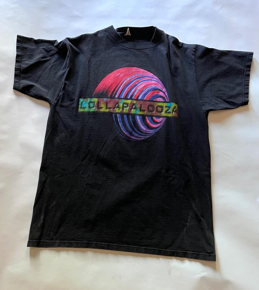

Lollapalooza 1996 Vintage Black TShirt Two Sided All size S345XL Unisex 2HRC88 Unisex T-Shirt M