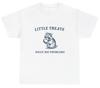 Kleine Traktaties Lossen Grote Problemen Op Wasbeer T-shirt Grappige Meme Humor Gekke Tee