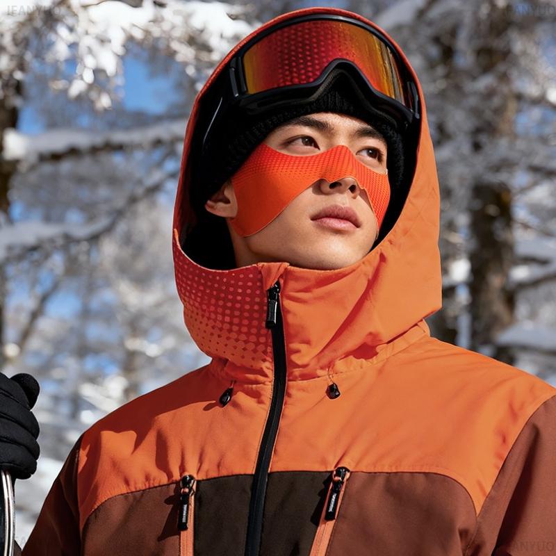 Winter Ski Anti Frost Nose Patch Warm Face Mask Windproof Cold Protection Soft Skin Friendly Outdoor Cycling Thermal Nose Cover