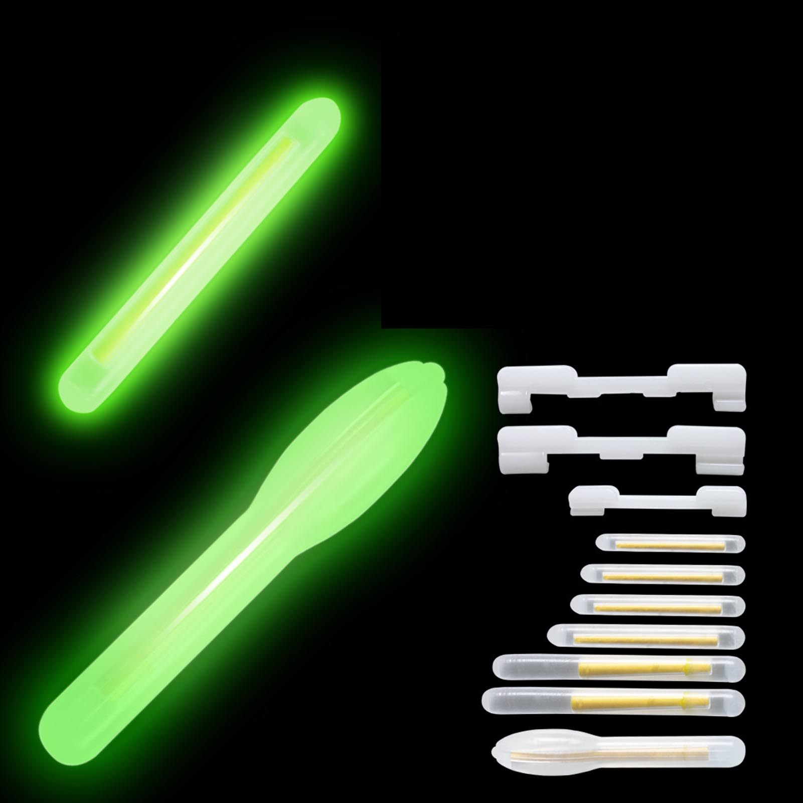 

20pcs Fishing Pole Glow Sticks Waterproof Night Tackle Night Float Rod Lights for Fishing Enthusiast Gift 3mm