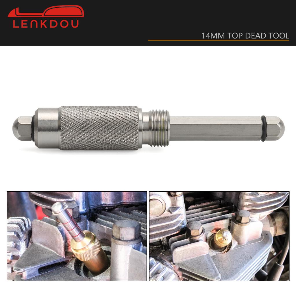 304 stainless steel Top Dead Center TDC Tool 14 MM Timing Gauge Fit for 14MM spark plug holes