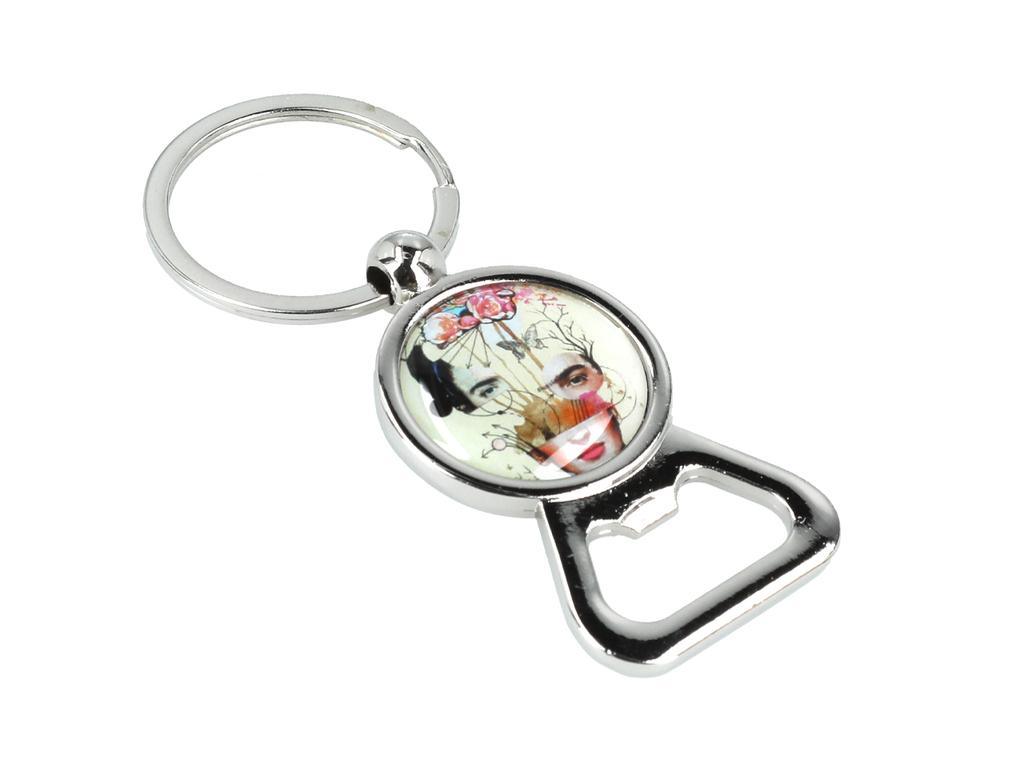 Bottle Opener Keychain Louisa Jover Frida Kahlo Art Gift
