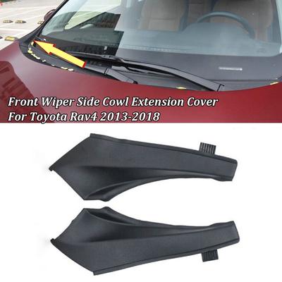 1 pereche capac de extensie a capotei laterale a ștergătoarelor față 53867-0R030 pentru Toyota RAV4 2013-2018