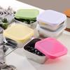 Stackable Stainless Steel Fresh-keeping Box Silicone Lid Meal Prep Container  Refrigerator Storage