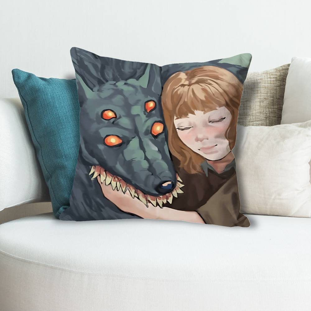 Game FFear And HHunger Anime Celebrity Merchandise AllMatch Printed Pillow Case Sofa Car Office Room Decoration Protector