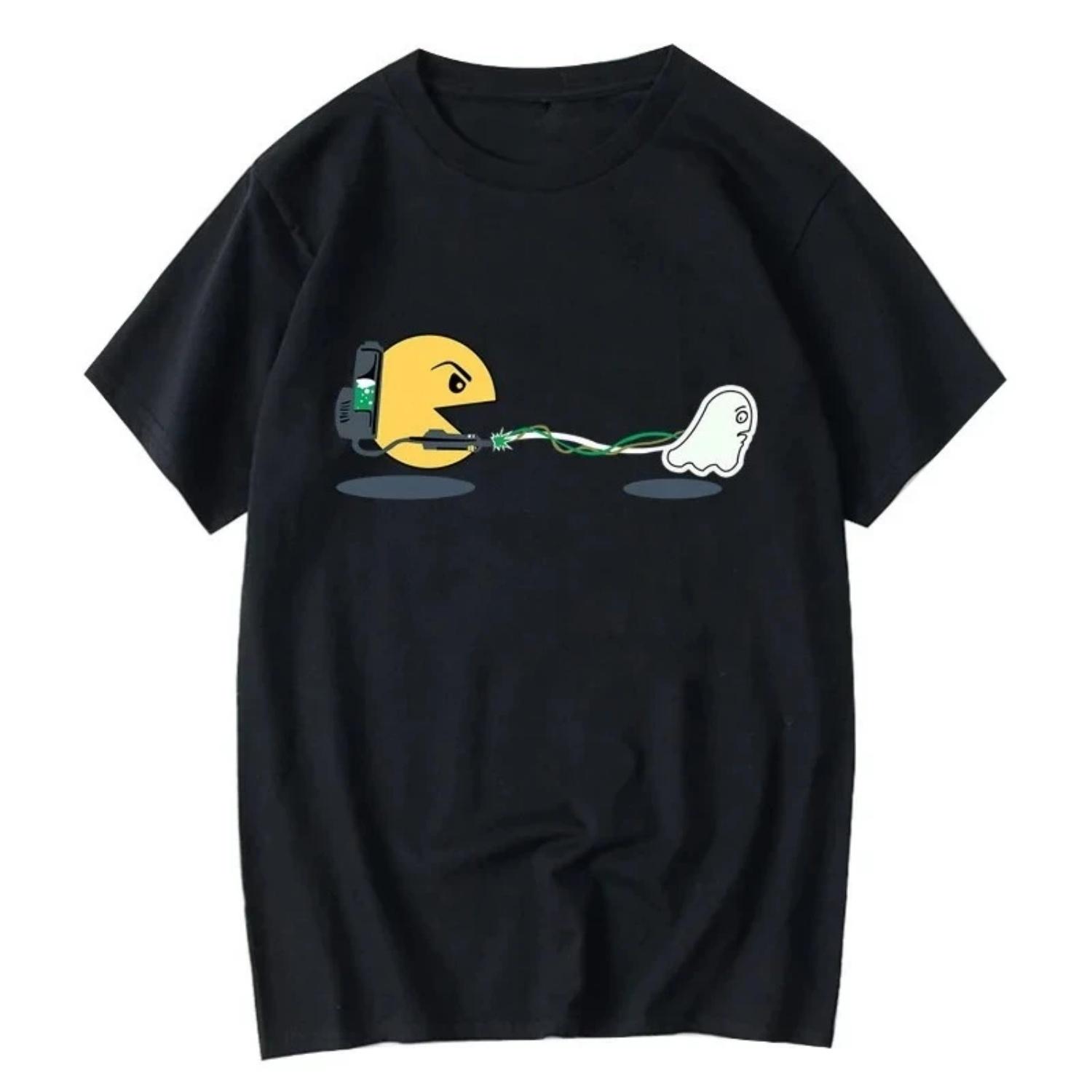 

Cartoon Cute Pattern Fashion Printed T-shirt Women s Summer Creative Short Sleeve Women s Casual Round Neck T-shirt Top XXXXXL чорний