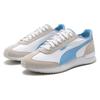 PUMA R78 Neon Textile, Split Cow Leather, Artificial Leather Low top Casual Shoes Unisex White Blue 392901-09