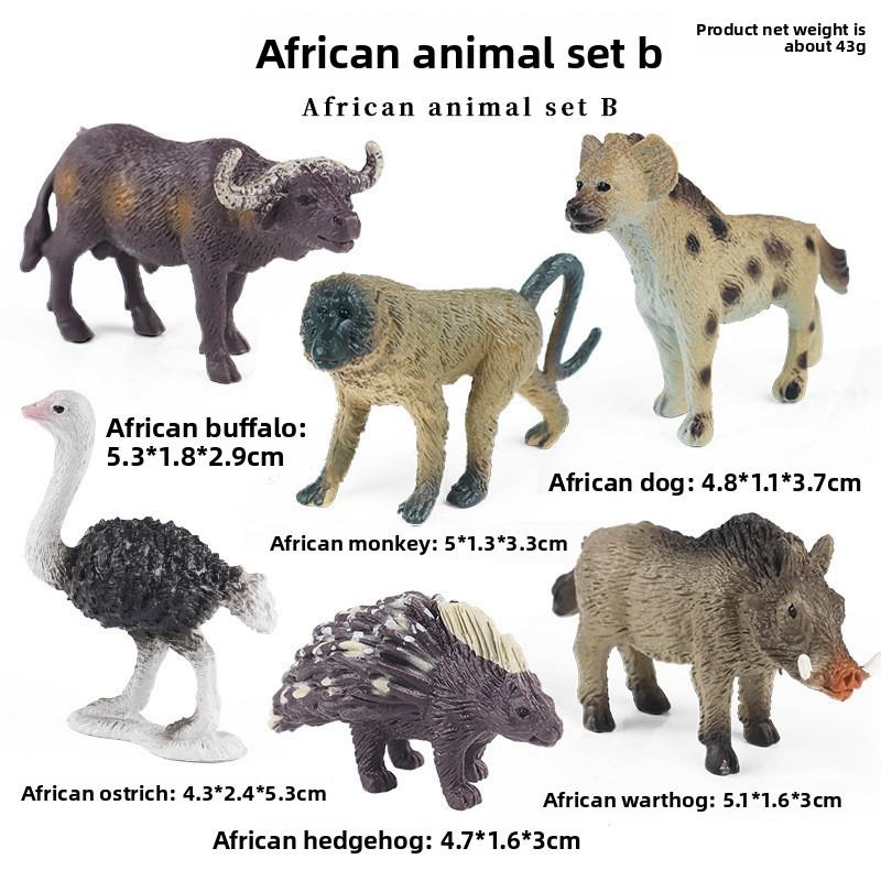 Mini Dinosaur Model Set Plastic For Kids Educational Collection