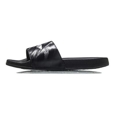 Lightweight Shock Absorbing Trendy Silent Anti-Wear Slide Sandals Men Footwear Black AGAN021-4