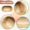 Fruit Tray Wooden Serving Dried Plate Platter Food Dish Crafted From Sturdy