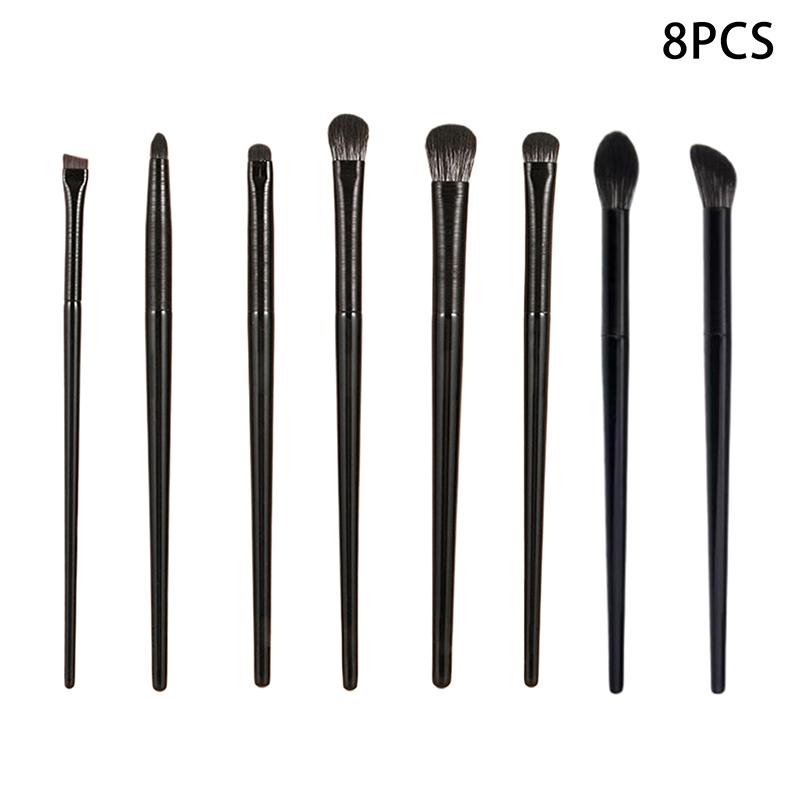 

8/10 шт. набор кистей для макияжа глаз, мягкие контурные тени для век, подводка для глаз, кисть для бровей, женский профессиональный косметический инструмент для красоты лица