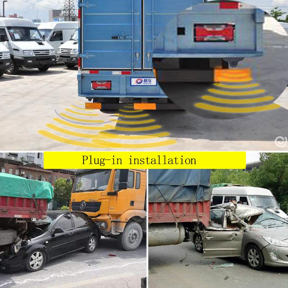 Kit senzori de parcare cu instalare externă pentru vehicul, detectare cu ultrasunete inversă, pentru sisteme de monitorizare radar de marșarier pentru camioane și furgonete