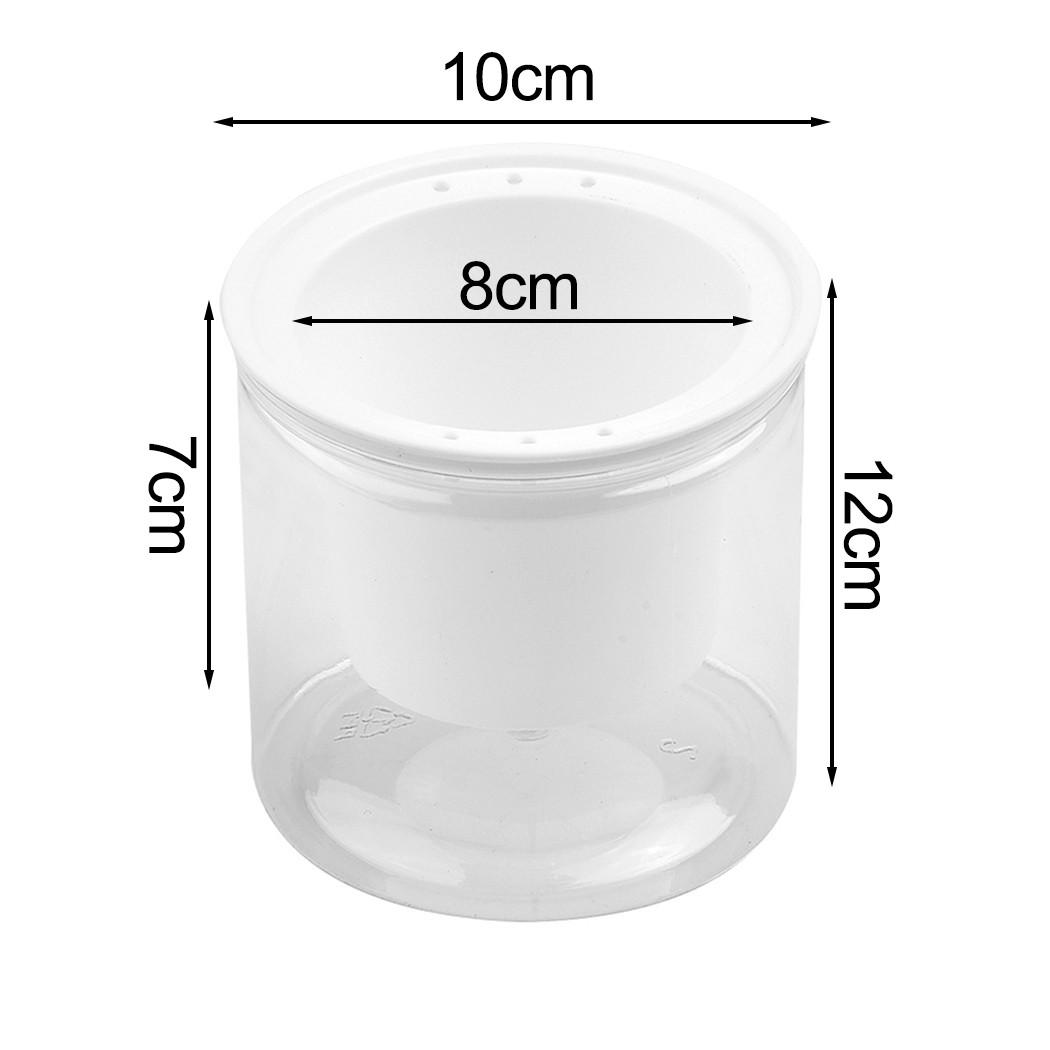 

Прозрачный горшок для растений Цветочный горшок Контейнер Автоматическое поглощение Аксессуар 12cm