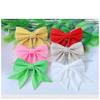 1/2PCS Large Red Gold Sparkling Bow Glitter Christmas Ribbon Bowknot Xmas Tree Hanging Ornaments New Year Home Decoration