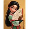 Disney DIY Pearl Art Painting Mulan Heroic Home Wall Decoration Pearl Gemstone Painting Pictures Crafts Home Decoration
