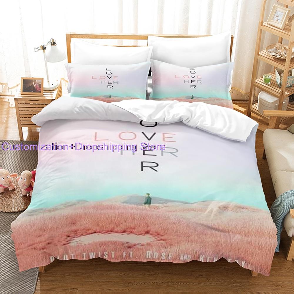 Music themed fans love it Lover Bedding Set Single Twin Full Queen King Size Bed Set Kids Bedroom Duvetcover Sets  Bed