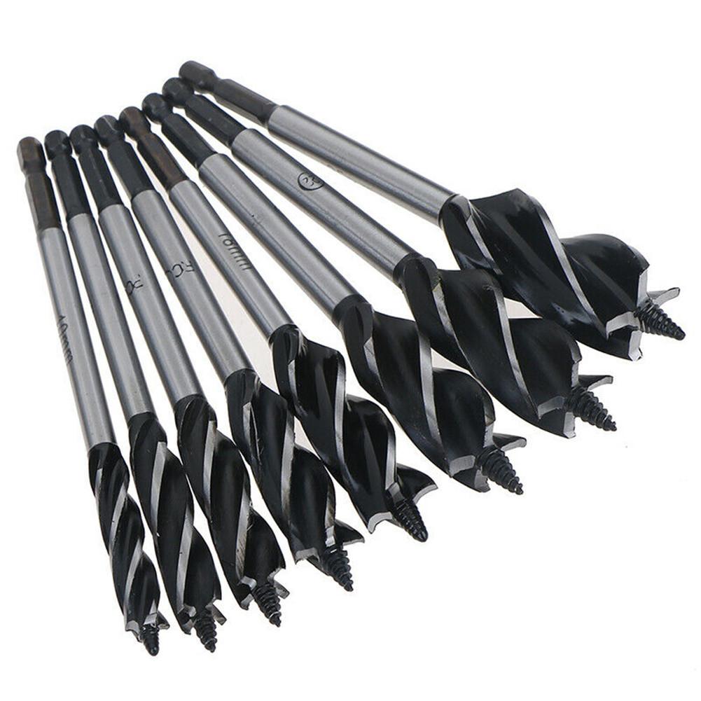 Vysoce kvalitní sada vrtáků 1ks Tesařský vrták Rychlý řez 1/4" 10-25 mm