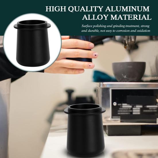 Tazza dosatrice per espresso antiaderente, a mani libere, in lega di alluminio, 54 mm, per portafiltro macchina da caffè, per caffè casalingo