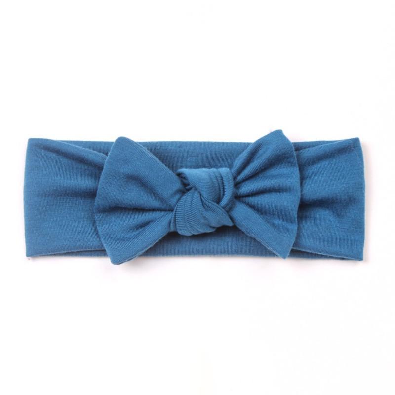 Baby headband, headband, children's plain bow, headscarf, hair accessories, baby knotted hairpin 14-color mixed package.