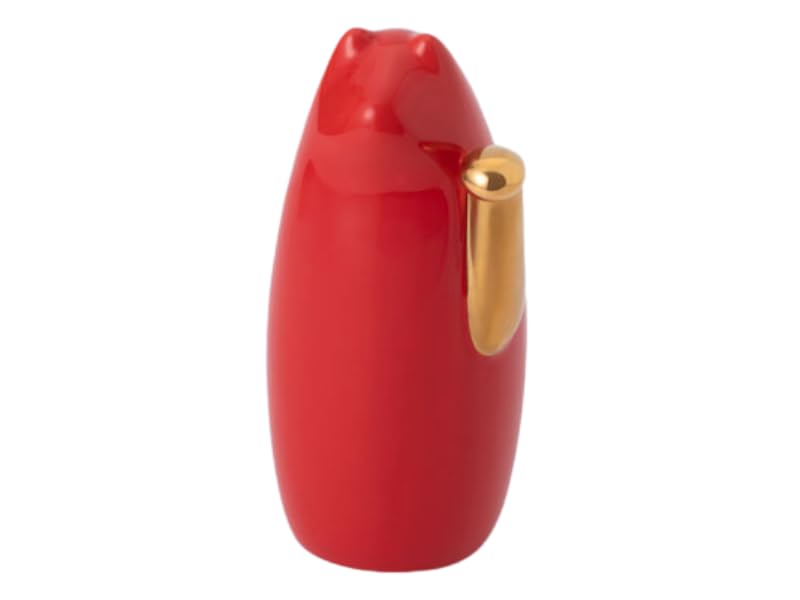 

1 in SETO MANEKI Red Medium [Masashi Nakagawa, No. Japan] (Golden Hands) Maneki-neko