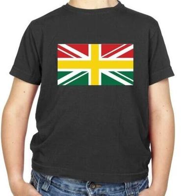Ghana Union Jack Kids T-Shirt - Accra - Ghanian- UK - World - Flags