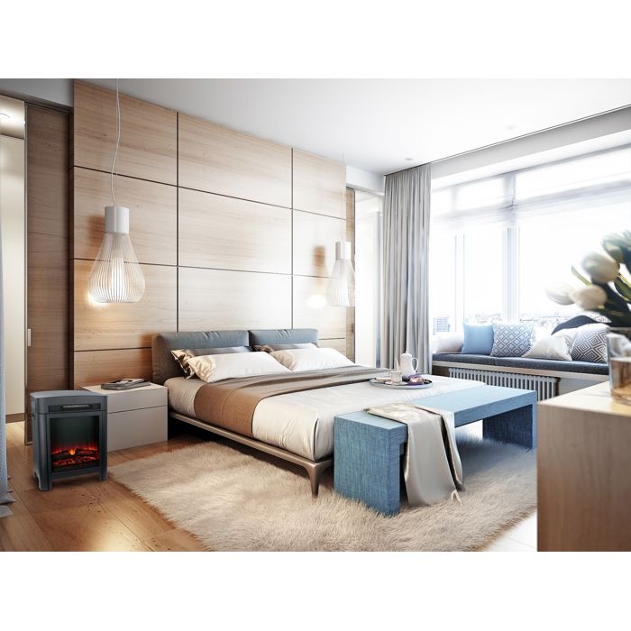 Cheminée Électrique - ALPINA - Luzern - 2000 W - Effet De Flamme Réaliste - Protection Contre La Surchauffe