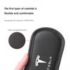 AAAID1 1Pcs Car Knee Pad Leather Leg Hand Support Soft Cushion For Tesla Model 3 Model S Model X Model Y Cybertruck Roadster SpaceX