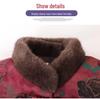 Grandma Winter New Style Chinese Tang Suit Cotton Jacket for Women with Velvet Lining
