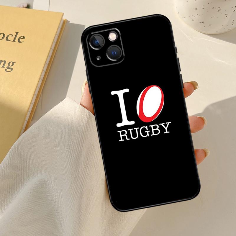 Rugby Football Sport Cover For iPhone 13 14 15 16 Pro Max 12 Mini 11 14 15 16 Pro Max Plus X XR XS Max Phone Case