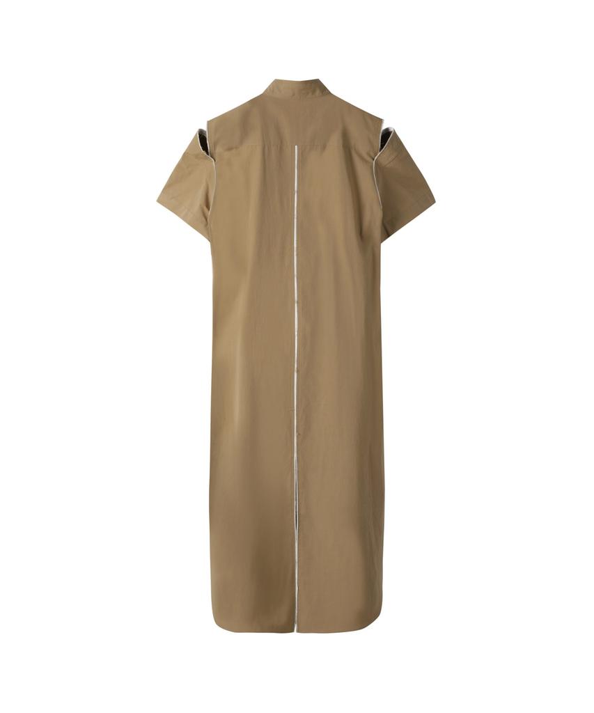 RECODE Slit Shoulder Shirt Dress_Rqdam24584Bex