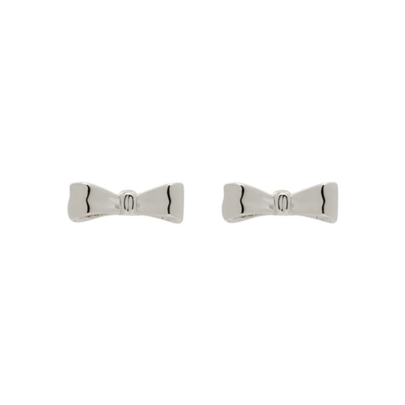 JYDDM 925 Tiny Ribbon Earrings (L)