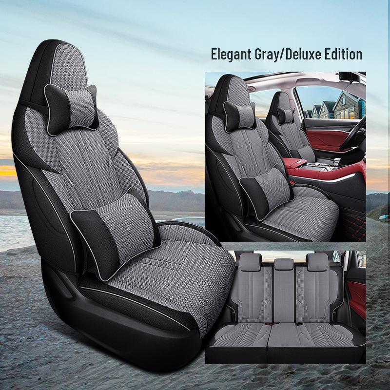 Changan CS55PLUS All-Season Linen Seat Cover for Five-Seat Car