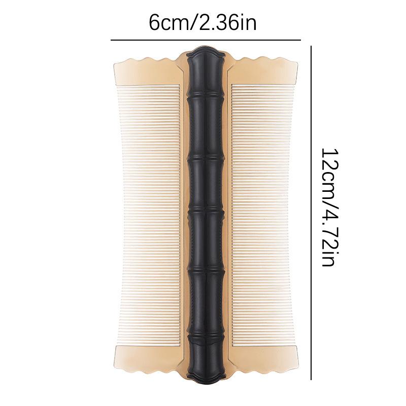 Double Sided Head Lice Comb Detachable Narrow Fine Tooth Head Lice Flea Removal Hair Comb Dandruff Removal For Styling Tools