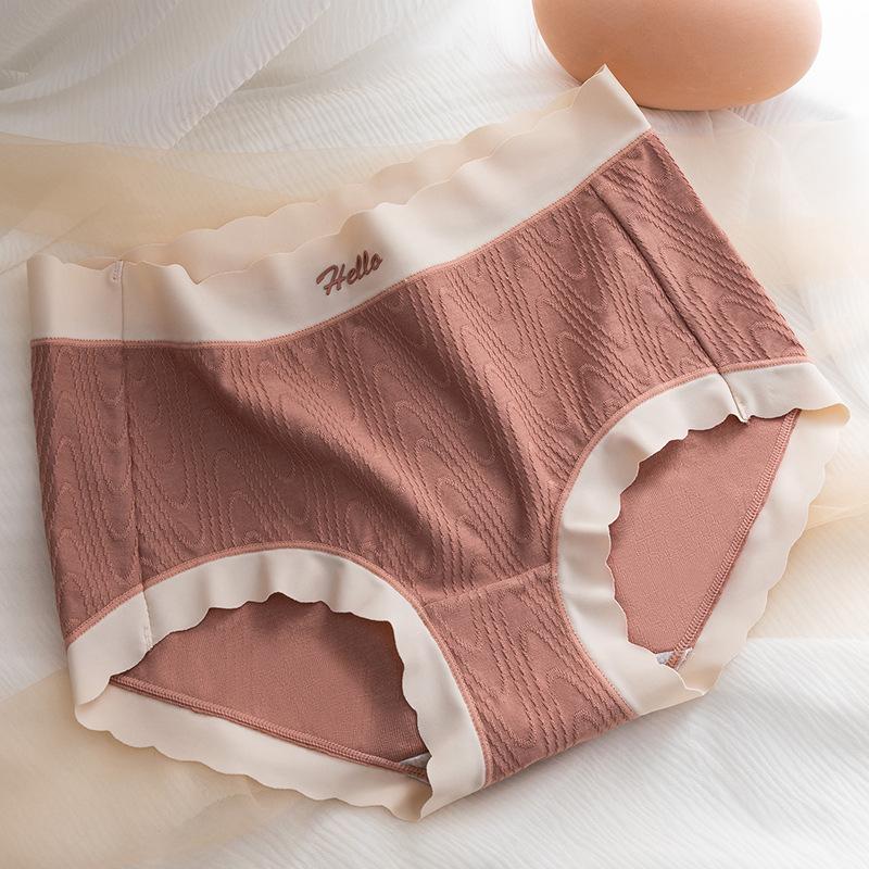 

Женские трусики, нижнее белье больших размеров, удобные антибактериальные трусики с промежностью XL кирпич красный